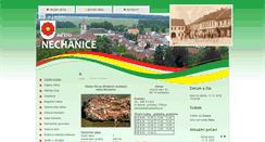 Desktop Screenshot of nechanice.cz